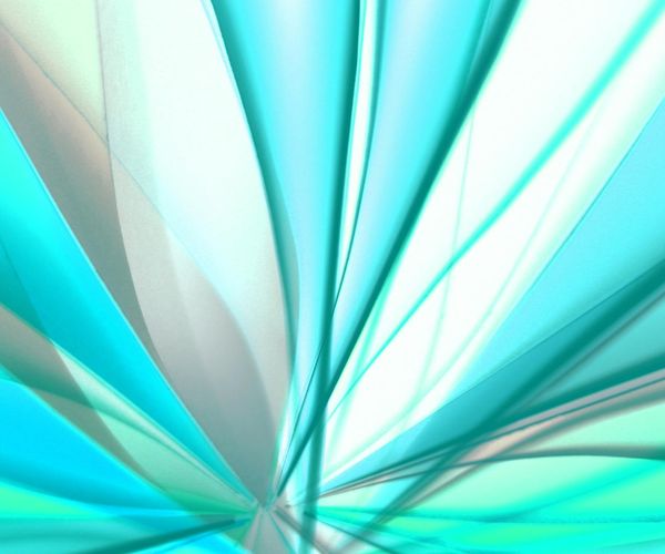 Geometric blue patterns symbolizing focus and energy flow